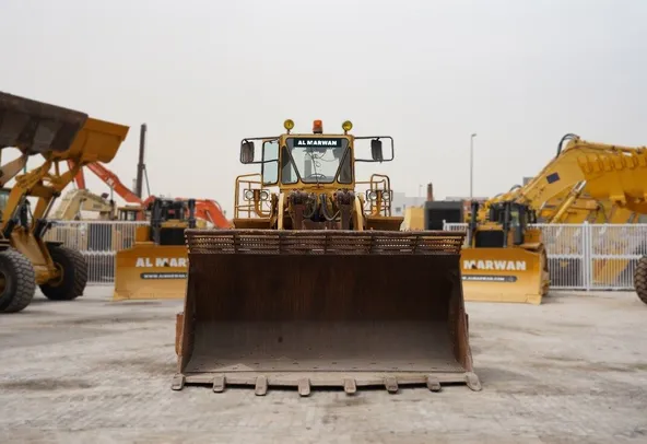1988 Cat 988B Wheel Loader front view- Al Marwan Machinery