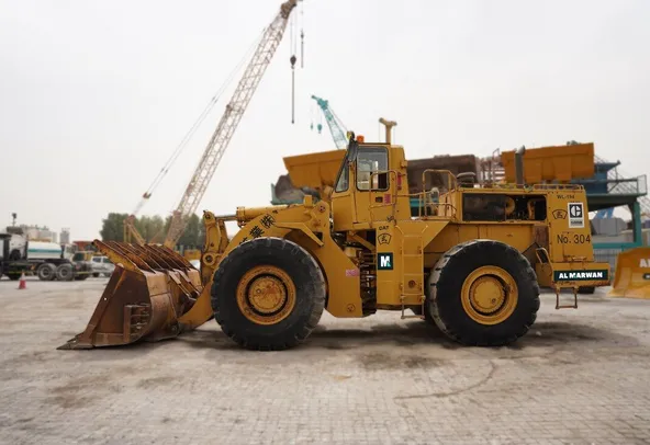 1988 Cat 988B Wheel Loader left side view- Al Marwan Machinery