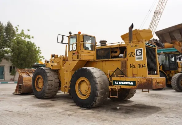 1988 Cat 988B Wheel Loader rear left view- Al Marwan Machinery