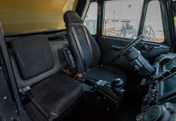 2022 Caterpillar 777E Rigid Dump Truck Inside Cabin VIew