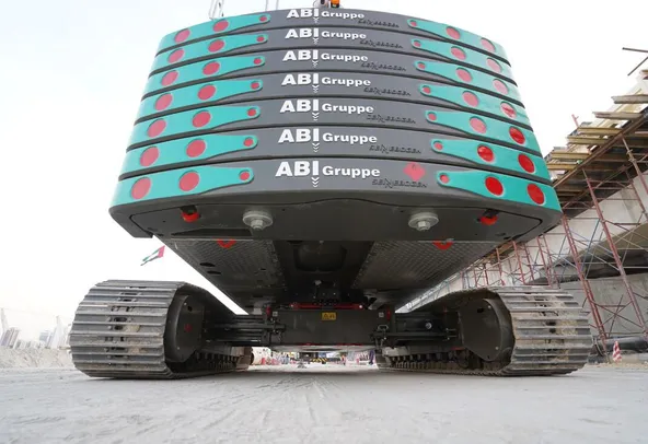 2024 SR35 with ABI Mobilram TM17 Piling Rig Undercarriage View