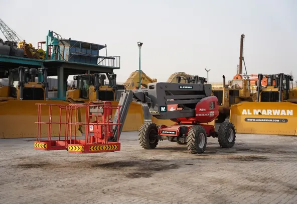 Articulated Boom Lift For Rent | Al Marwan