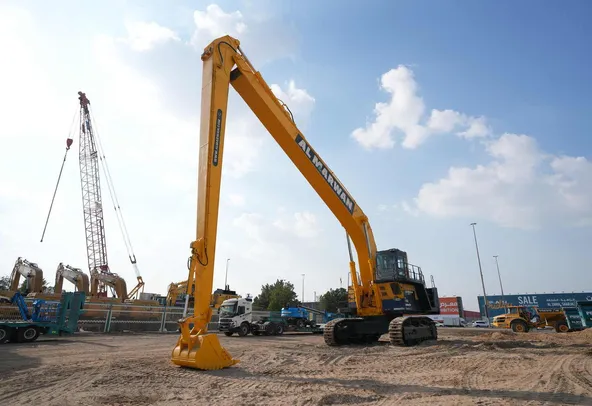 2001 Komatsu PC1600 Track Excavator Front Left View - EX-0238