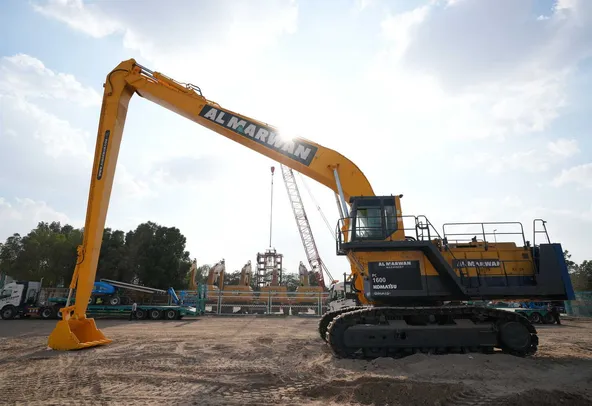 2001 Komatsu PC1600 Track Excavator Left View - EX-0238