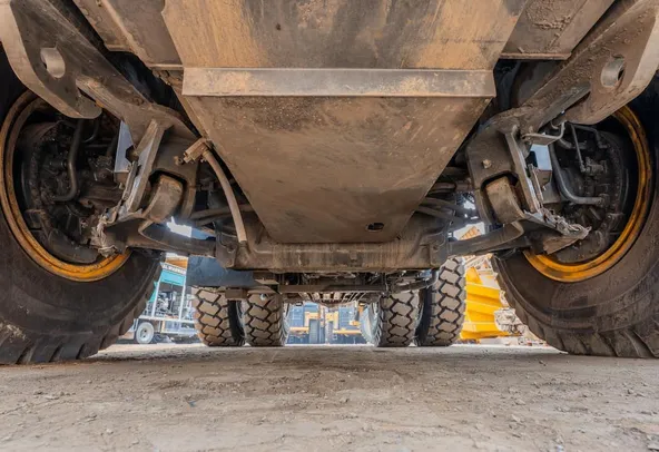 2022 Komatsu HD785-7 Rigid Dump Truck Under Carraige View