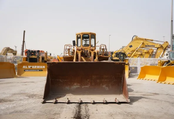 1980 Cat 988B Wheel Loader WL-0167 front view| Al Marwan Machinery
