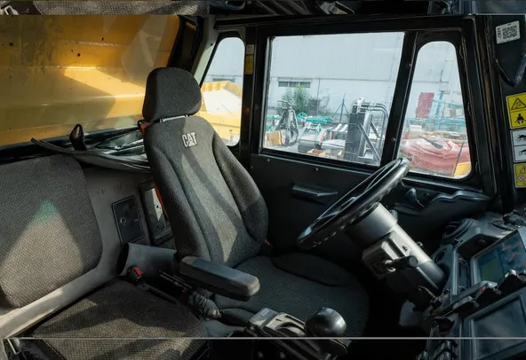 2023 Caterpillar 777 Rigid Dump Truck Inside Cabin View