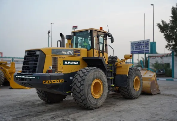 2019 Komatsu WA470-5 Wheel Loader rear right view - Al Marwan Heavy Machinery