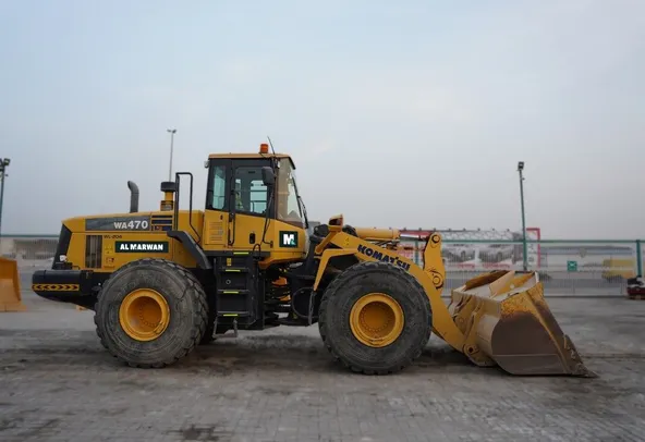 2019 Komatsu WA470-5 Wheel Loader right side view - Al Marwan Heavy Machinery