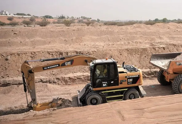 Wheeled Excavator, 17 ton,  Standard Boom