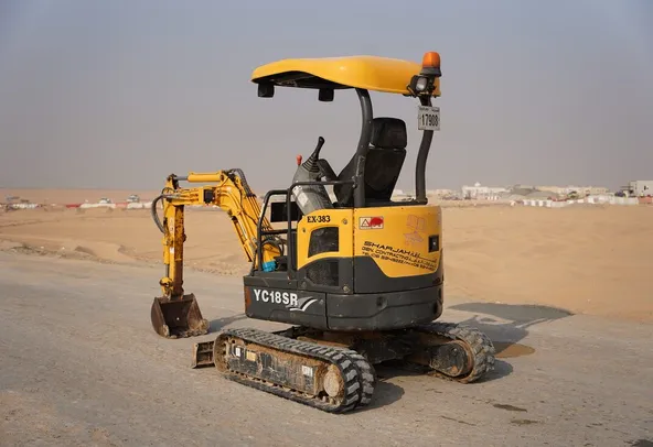 Used Yuchai YC18SR Mini Excavator 2017 | Al Marwan