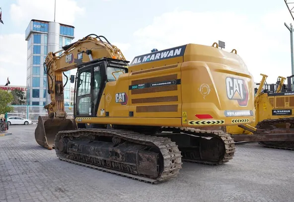 Used Cat 349 Crawler Excavator 2021 Rear Left View