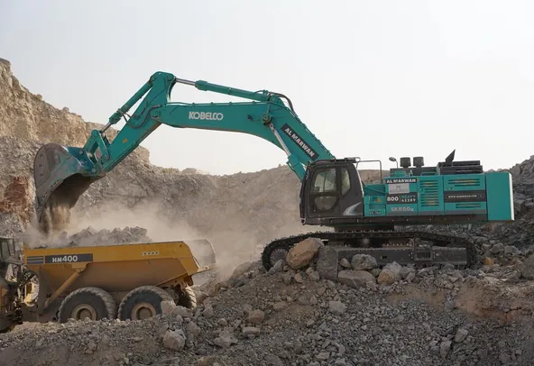 Rent Large 85-Ton Track Excavator | Al Marwan