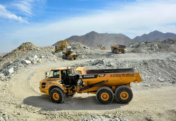 Rent 35-Ton Articulated Dump Trucks | Al Marwan