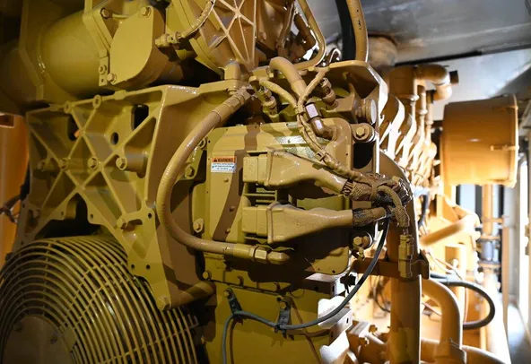 2000 Piller DHH Generator Set Caterpillar Powerhouse-valves view-Al Marwan Machinery