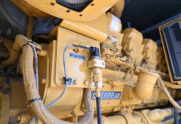 2000 Piller DHH Generator Set Caterpillar Powerhouse-engine view-Al Marwan Machinery