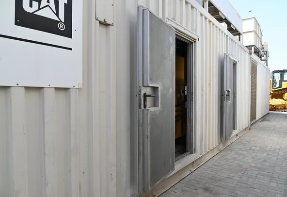 2000 Piller DHH Generator Set Caterpillar Powerhouse-cabin view-Al Marwan Machinery