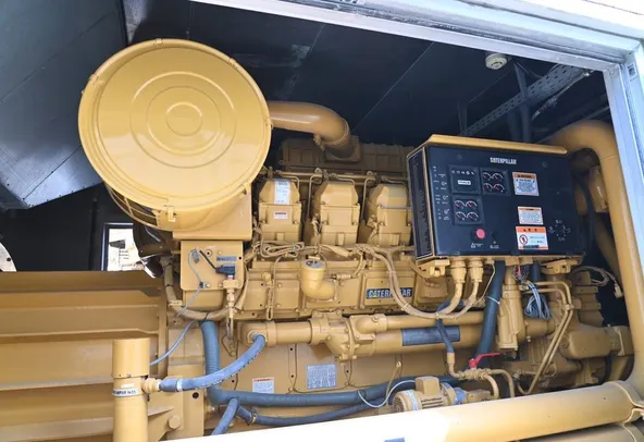 2000 Piller DHH Generator Set Caterpillar Engine-engine image - Al Marwan Machinery