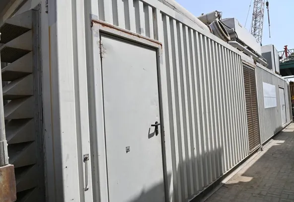 2000 Piller DHH Generator Set Caterpillar Powerhouse-outside view-Al Marwan Machinery