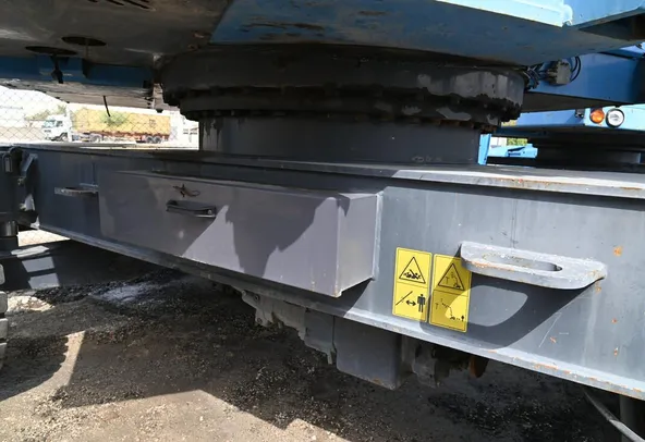 Material Handler 2013 Terex Fuchs MHL 335 undercarriage view - Al Marwan Heavy Machinery