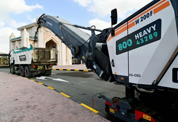 Asphalt Milling Machine 2 meters For Rent - RNT078 - Al Marwan