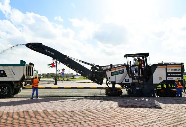 Asphalt Milling Machine 2 meters For Rent - Al Marwan Machinery