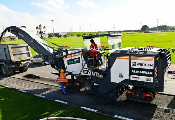 Asphalt Milling Machine 2 meters For Rent - Al Marwan