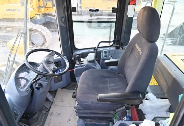 2019 Komatsu WA470-5 Wheel Loader cabin view - Al Marwan Heavy Machinery
