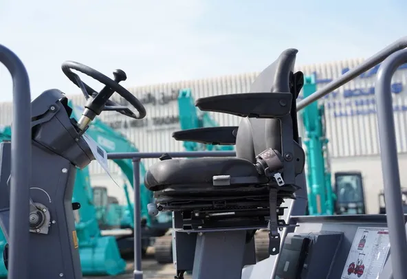 Dynapac Redline DRA90 Double Drum Roller Cabin View