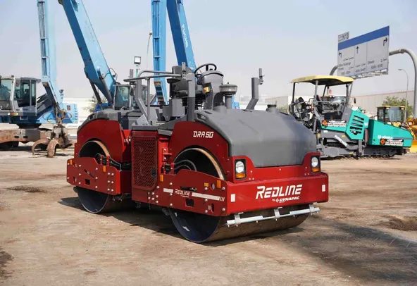 Dynapac Redline DRA90 Double Drum Roller Front Right View