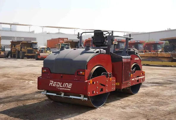 Dynapac Redline DRA90 Double Drum Roller Rear Right View