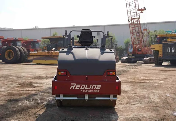 Dynapac Redline DRA90 Double Drum Roller Rear View