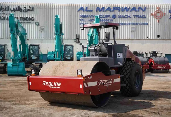 Dynapac Redline DRS120D Single Drum Roller Front Left View