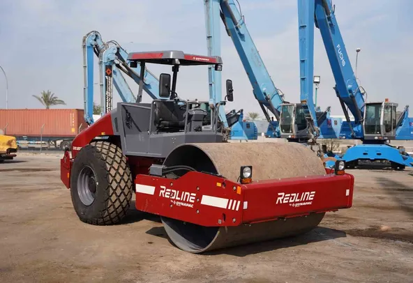 Dynapac Redline DRS120D Single Drum Roller Front Right View