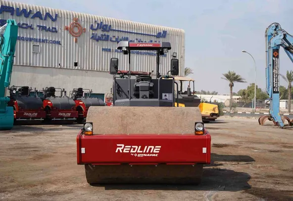 Dynapac Redline DRS120D Single Drum Roller Front View