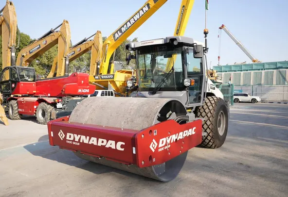 Dynapac Redline CA30D Single Drum Vibratory Roller Front Left View