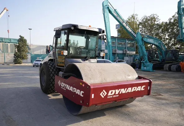 Dynapac Redline CA30D Single Drum Vibratory Roller Rear Left View