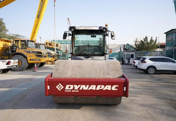 Dynapac Redline CA30D Single Drum Vibratory Roller Front View