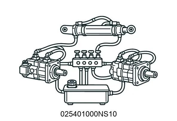025401000NS10 Hydraulic System Components