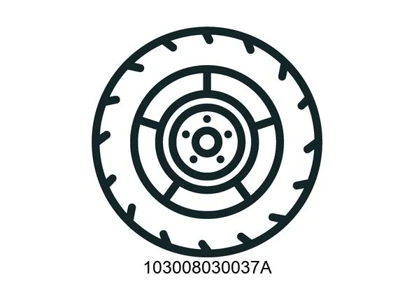 103008030037A Tyres - wheels - drums