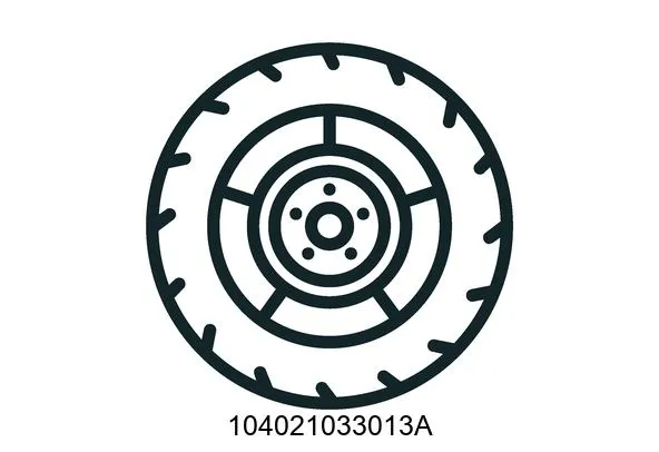 104021033013A Tyres - wheels - drums