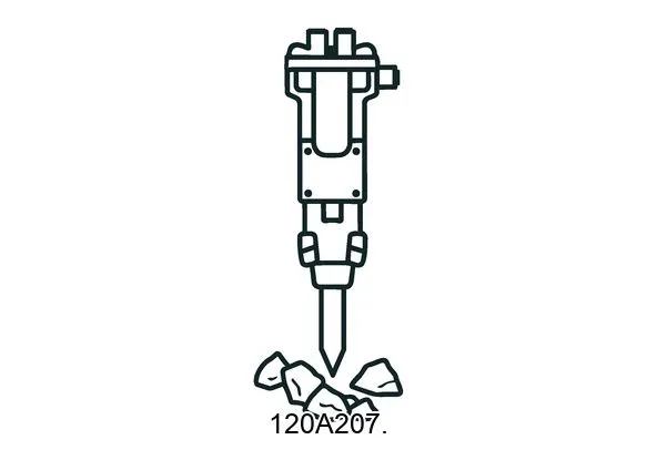 120A207. Hydraulic breakers & components