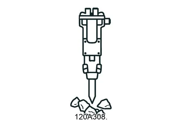 120A308. Hydraulic breakers & components
