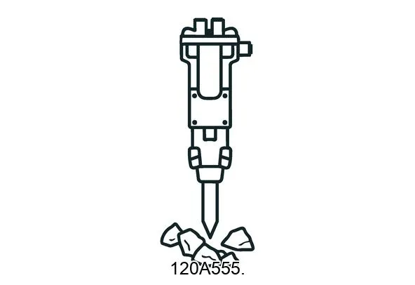 120A555. Hydraulic breakers & components