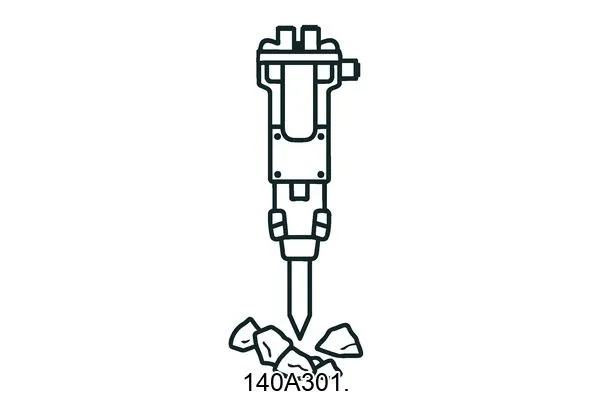 140A301. Hydraulic breakers & components