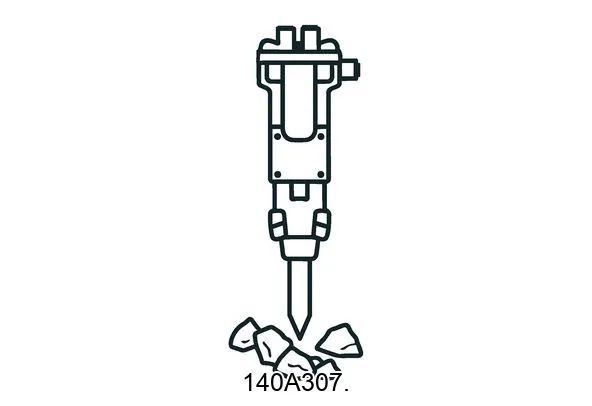 140A307. Hydraulic breakers & components