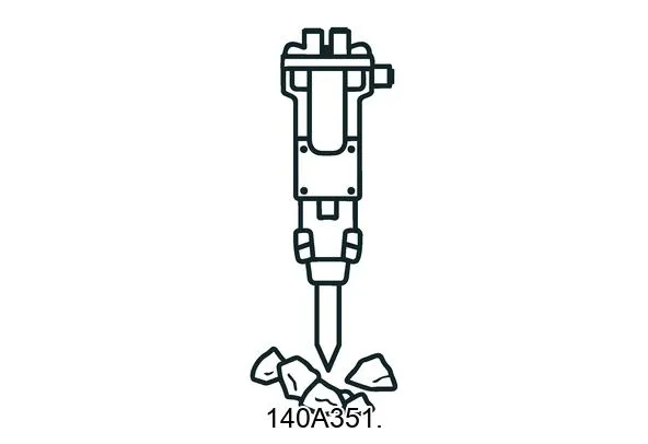 140A351. Hydraulic breakers & components