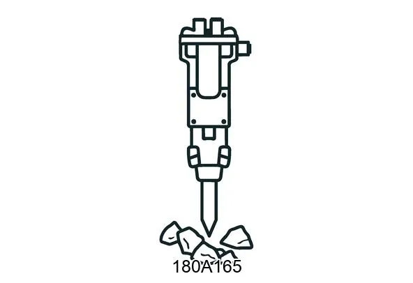 180A165 Hydraulic breakers & components