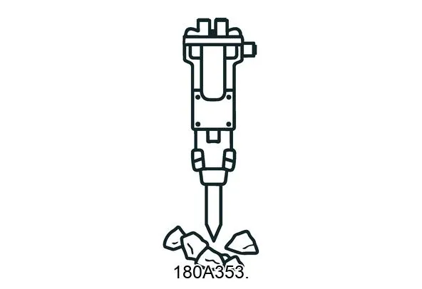 180A353. Hydraulic breakers & components