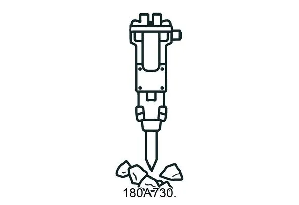 180A730. Hydraulic breakers & components